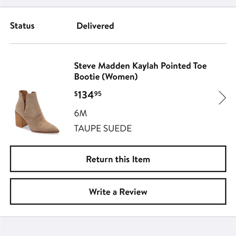 Steve Madden Kaylah Bootie in Taupe